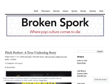 Tablet Screenshot of brokenspork.com